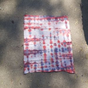 Small Red, black,and white tapestry